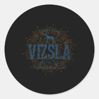 Vizsla Classic Round Sticker