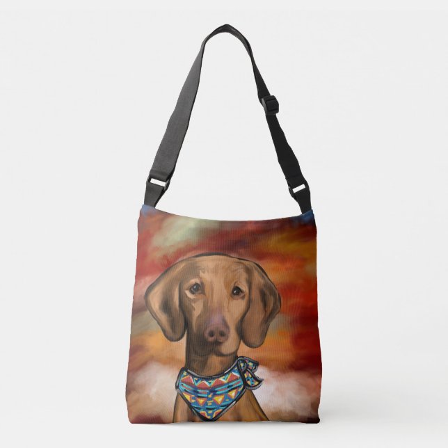 Vizsla  crossbody bag (Front)