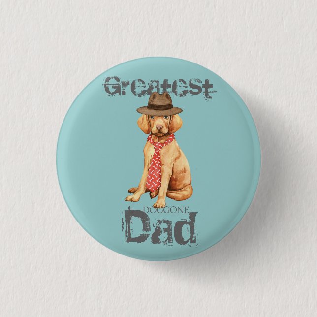 Vizsla Dad 3 Cm Round Badge (Front)