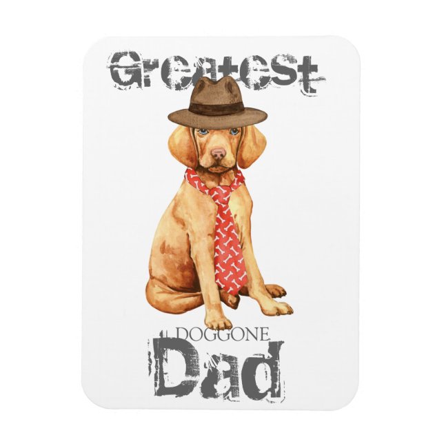 Vizsla Dad Magnet (Vertical)
