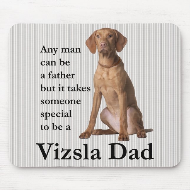 Vizsla Dad Mousepad (Front)