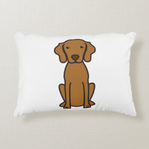 Vizsla Dog Cartoon Decorative Cushion