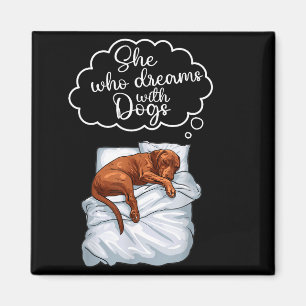 Vizsla Dog Nightgown Pajama  Magnet