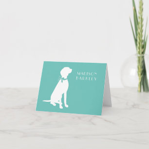 Vizsla Dog Puppy Note Card