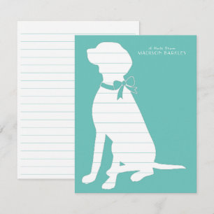 Vizsla Dog Puppy Thank You Card