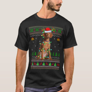 Vizsla Dog Ugly Christmas Sweaters Holiday Santa X