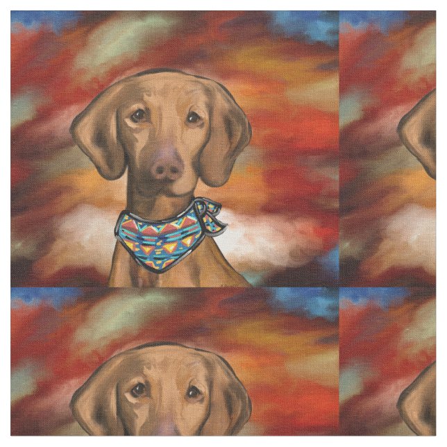 Vizsla Fabric (Close Up)