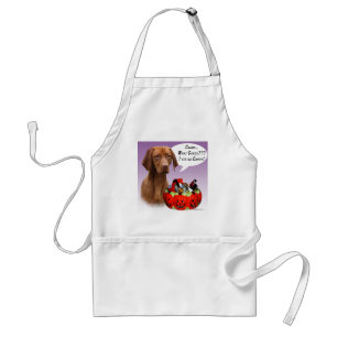 Vizsla Halloween Candy Standard Apron