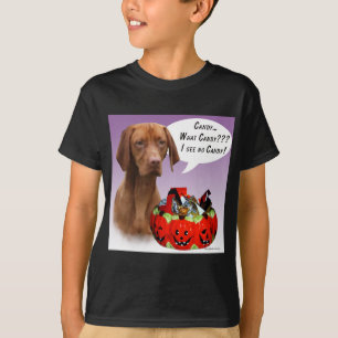 Vizsla Halloween Candy T-Shirt