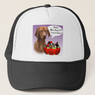 Vizsla Halloween Candy Trucker Hat