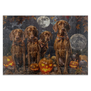 Vizsla Halloween Spooky Cutting Board