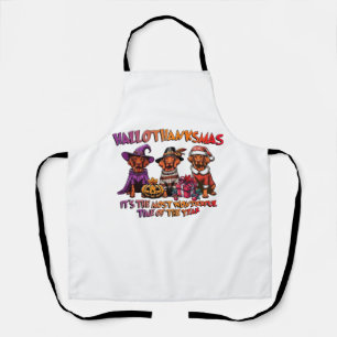 Vizsla Halloween Thanksgiving Christmas Classic T- Apron