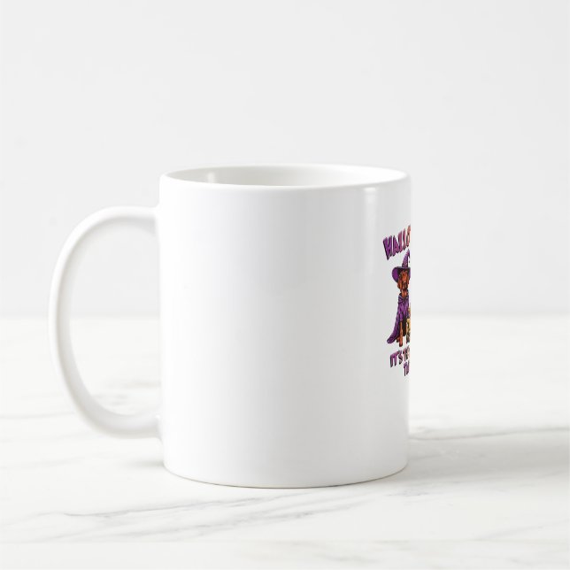 Vizsla Halloween Thanksgiving Christmas Classic T- Coffee Mug (Left)