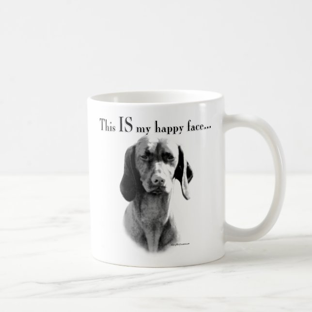 Vizsla Happy Face Coffee Mug (Right)