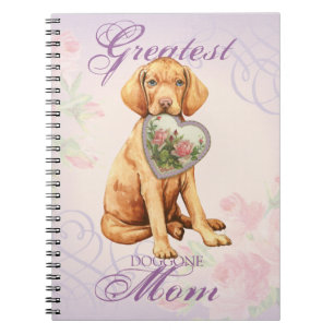 Vizsla Heart Mum Notebook