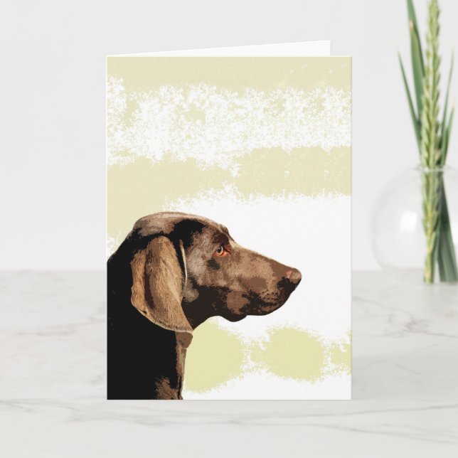 Vizsla Holiday Card (Front)
