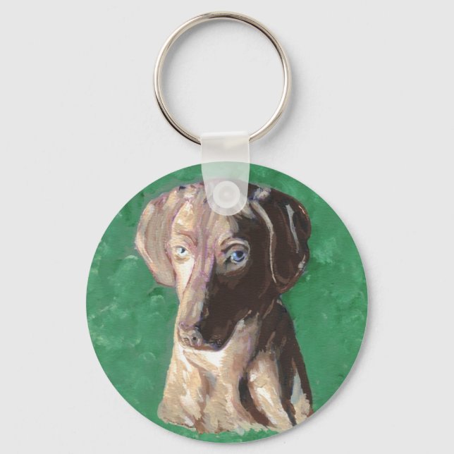 Vizsla, Hungarian Pointer Key Ring (Front)