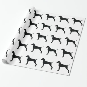 Vizsla in Silhouette Wrapping Paper