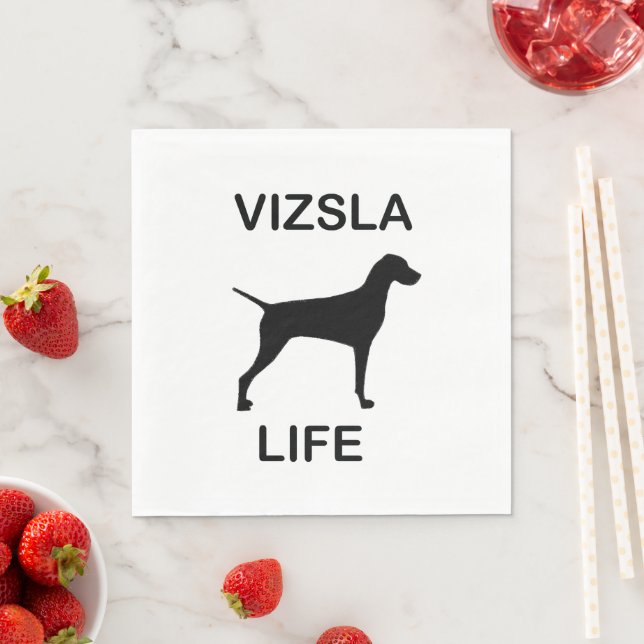 vizsla life napkin (Insitu)