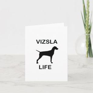 vizsla life thank you card