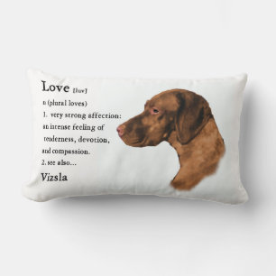 Vizsla Love Gifts Lumbar Cushion