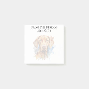 Vizsla Lover Monogrammed Dog Post-it Notes