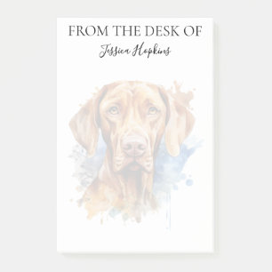 Vizsla Lover Monogrammed Notes