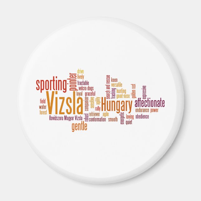 Vizsla Magnet (Front)