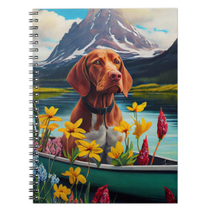 Vizsla on a Paddle: A Scenic Adventure Notebook