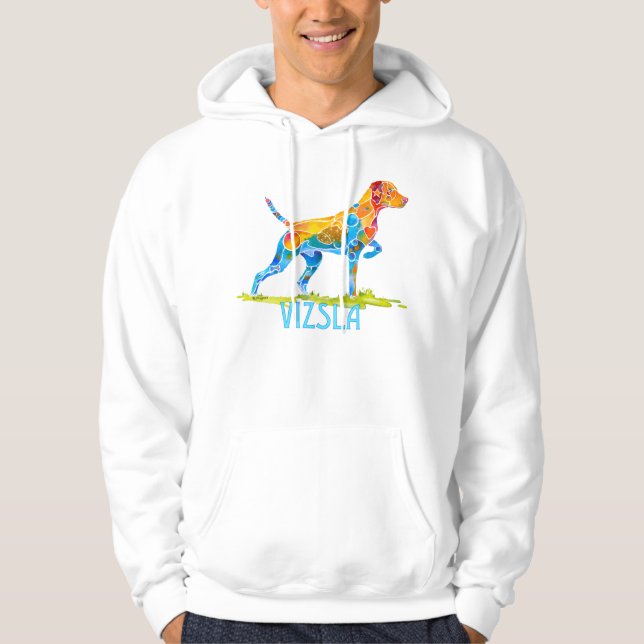 VIZSLA on POINT in Vivid Colours Hoodie (Front)