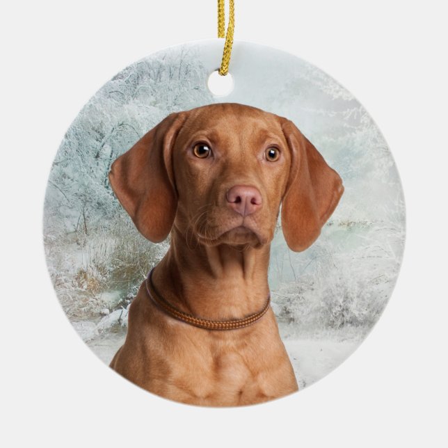 Vizsla Ornament (Front)