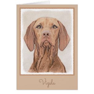 Vizsla Painting - Cute Original Dog Art