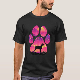 Vizsla Paw Mum Dad Dog Women Men T-Shirt
