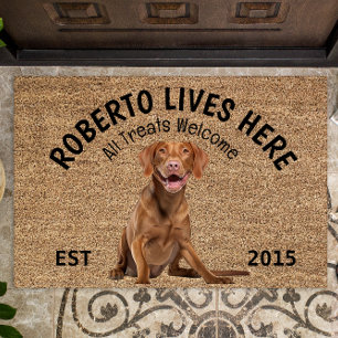 Vizsla Personalised Dog Lover  Doormat