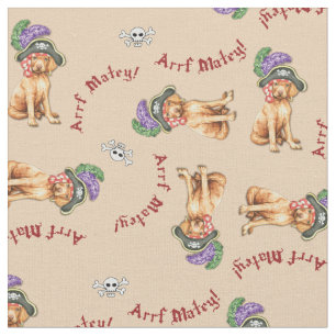 Vizsla Pirate Fabric