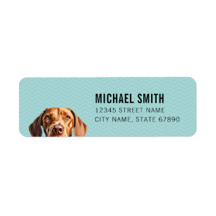Vizsla Return Address Labels