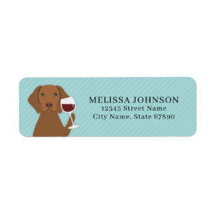 Vizsla Return Address Labels
