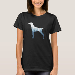Vizsla Silhouette Dog Outdoor Nature T-Shirt