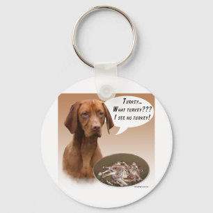 Vizsla Turkey Key Ring