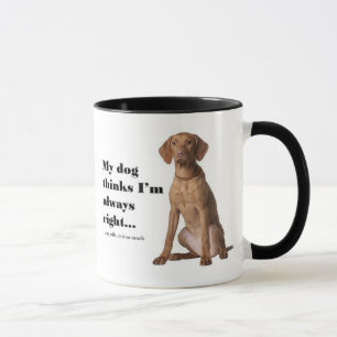 Vizsla v Wife Mug