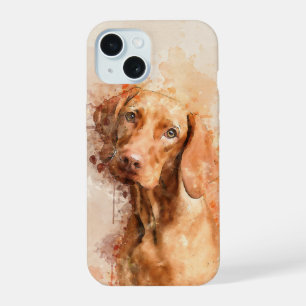 Vizsla Watercolour iPhone 15 Case
