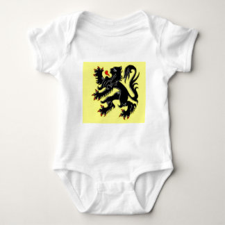 vlaamse leeuw baby bodysuit