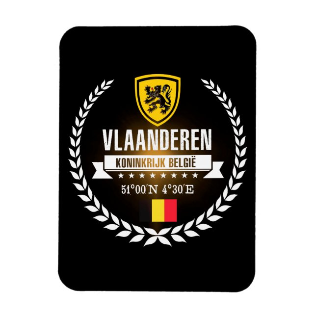 Vlaanderen Magnet (Vertical)