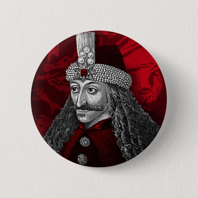 Vlad Dracula Gothic 6 Cm Round Badge (Front)