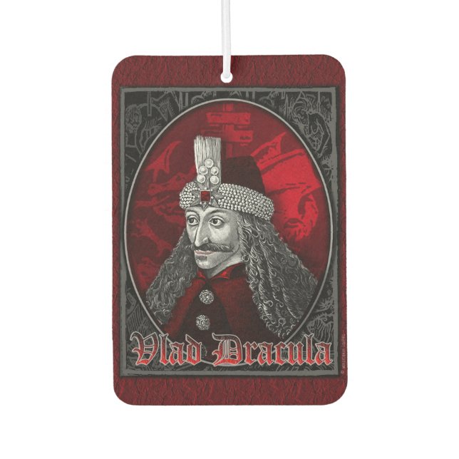 Vlad Dracula Gothic Car Air Freshener (Front)