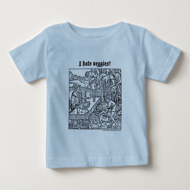 Vlad "I Hate Veggies!" infant tshirt (Front)