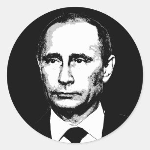 Vlad Putin Classic Round Sticker