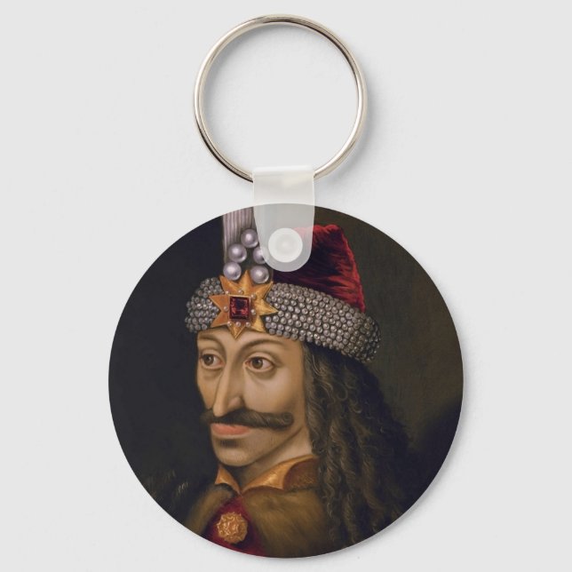 Vlad Tepes Dracula Impaler Voivode of Wallachia Key Ring (Front)