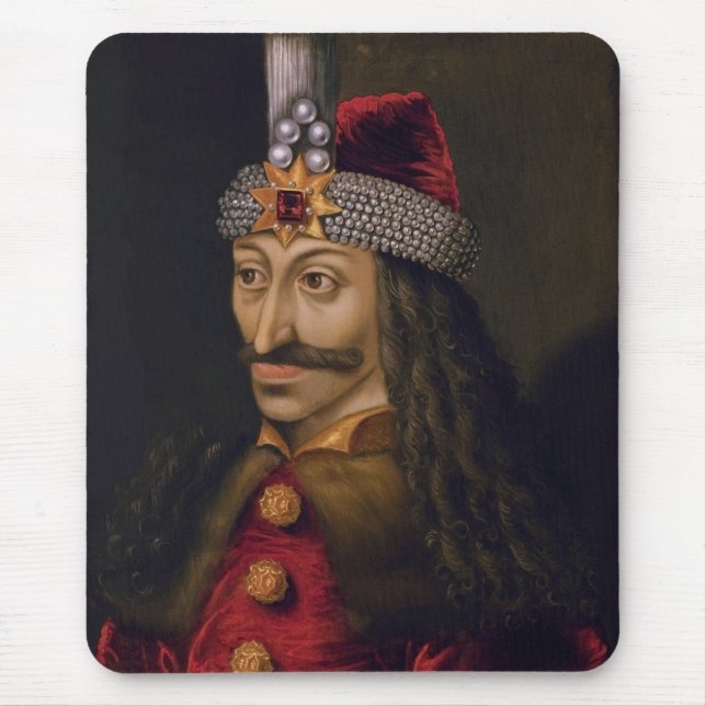 Vlad Tepes Dracula Impaler Voivode of Wallachia Mouse Pad (Front)