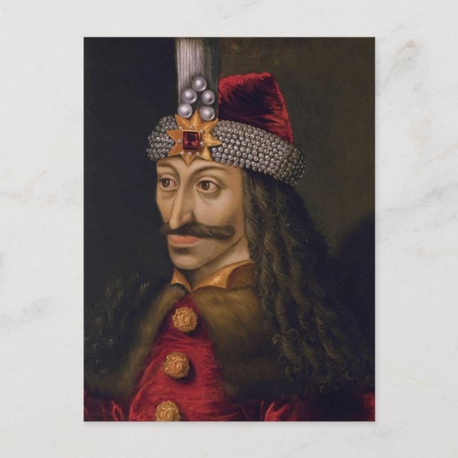Vlad Tepes: Impaler, Dracula Dragon Prince Voivode Postcard (Front)